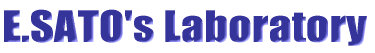 Welcome to ESato's Lab.